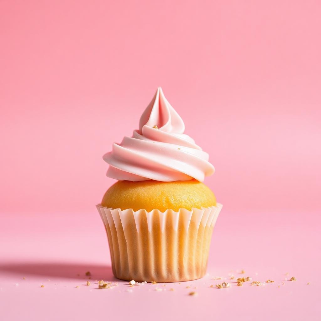 A hand-frosted Jilly's cupcake